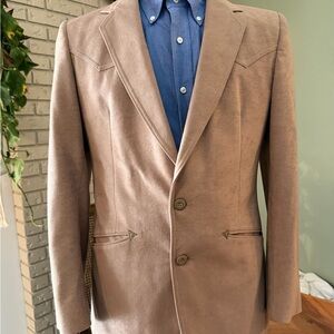 Vintage Tan Blazer | Made in Canada | Unisex